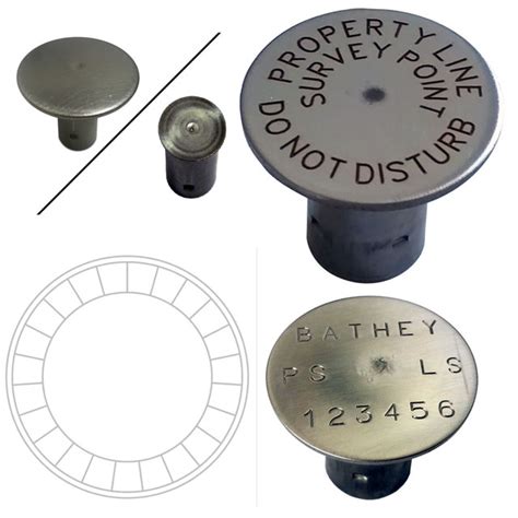 metal survey stakes|Survey Markers and Caps for Rebar .